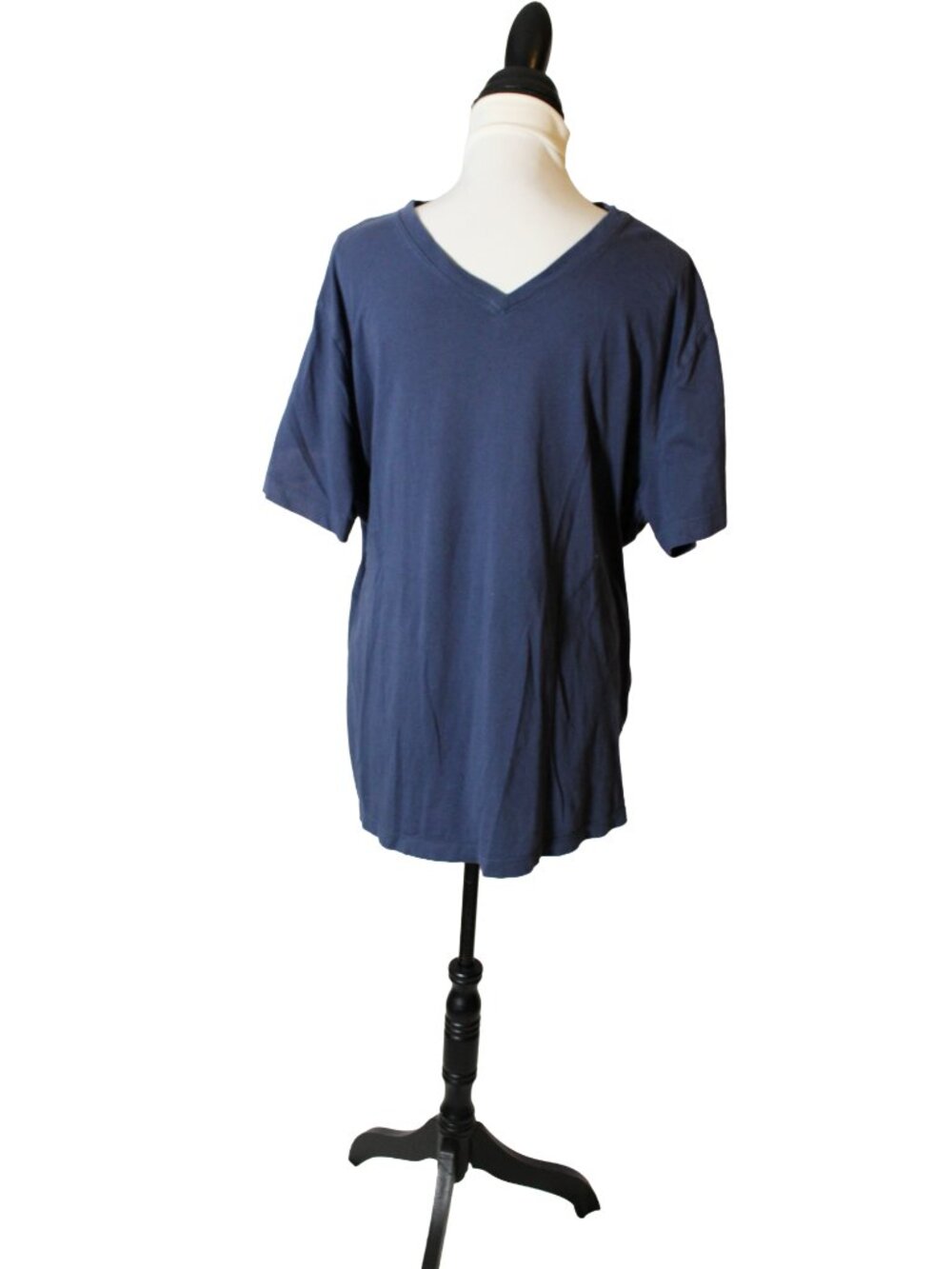 Sonoma Mens Indigo Blue V-Neck T-Shirt XL/XXL AS IS